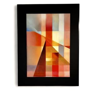 Armand Vereecke (1912-1990), Abstract Mixed Media Work On Paper